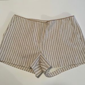 L’agence Striped Shorts with Braided Waist 4